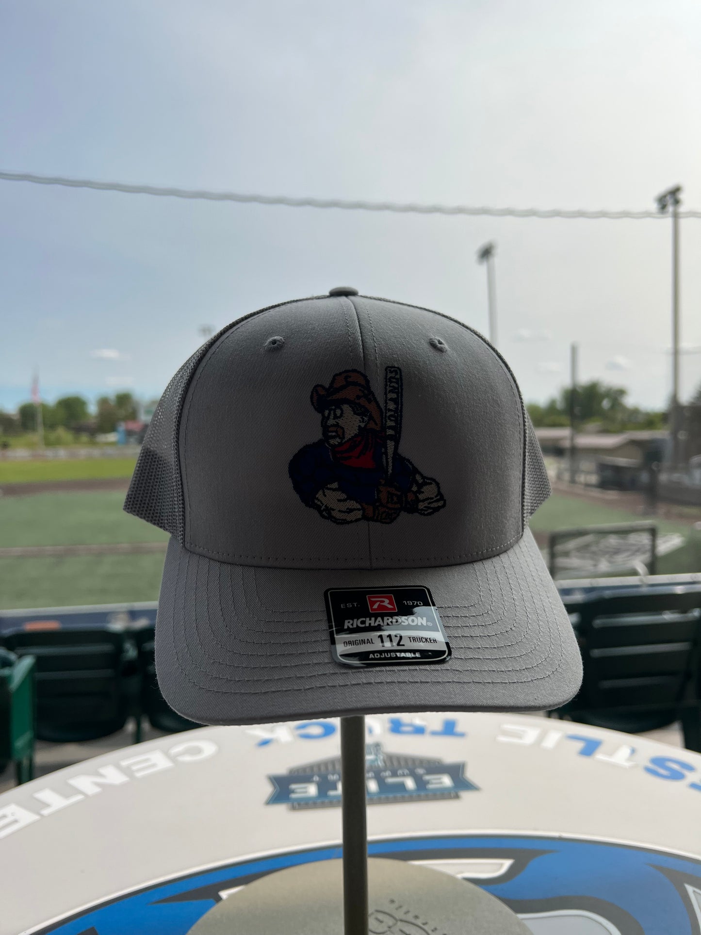 Grey Muscle Teddy Cap