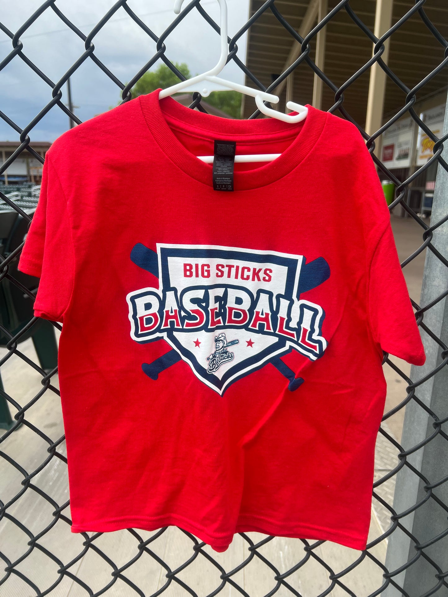 Adult Red Home Plate T