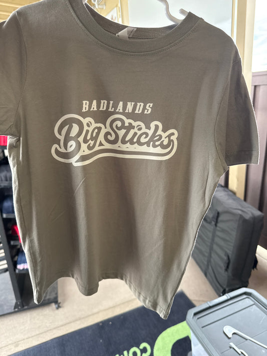 Toddler Light Gray Script T