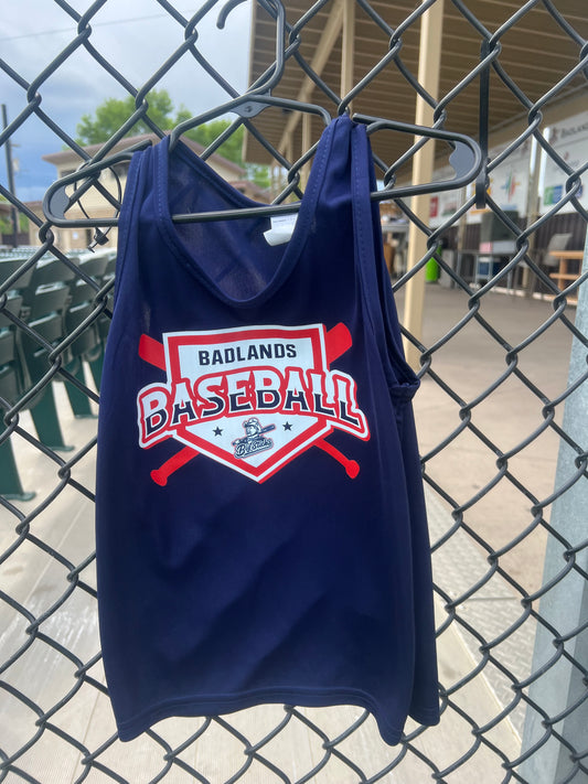 Youth Navy Home Plate Tank (Unisex)
