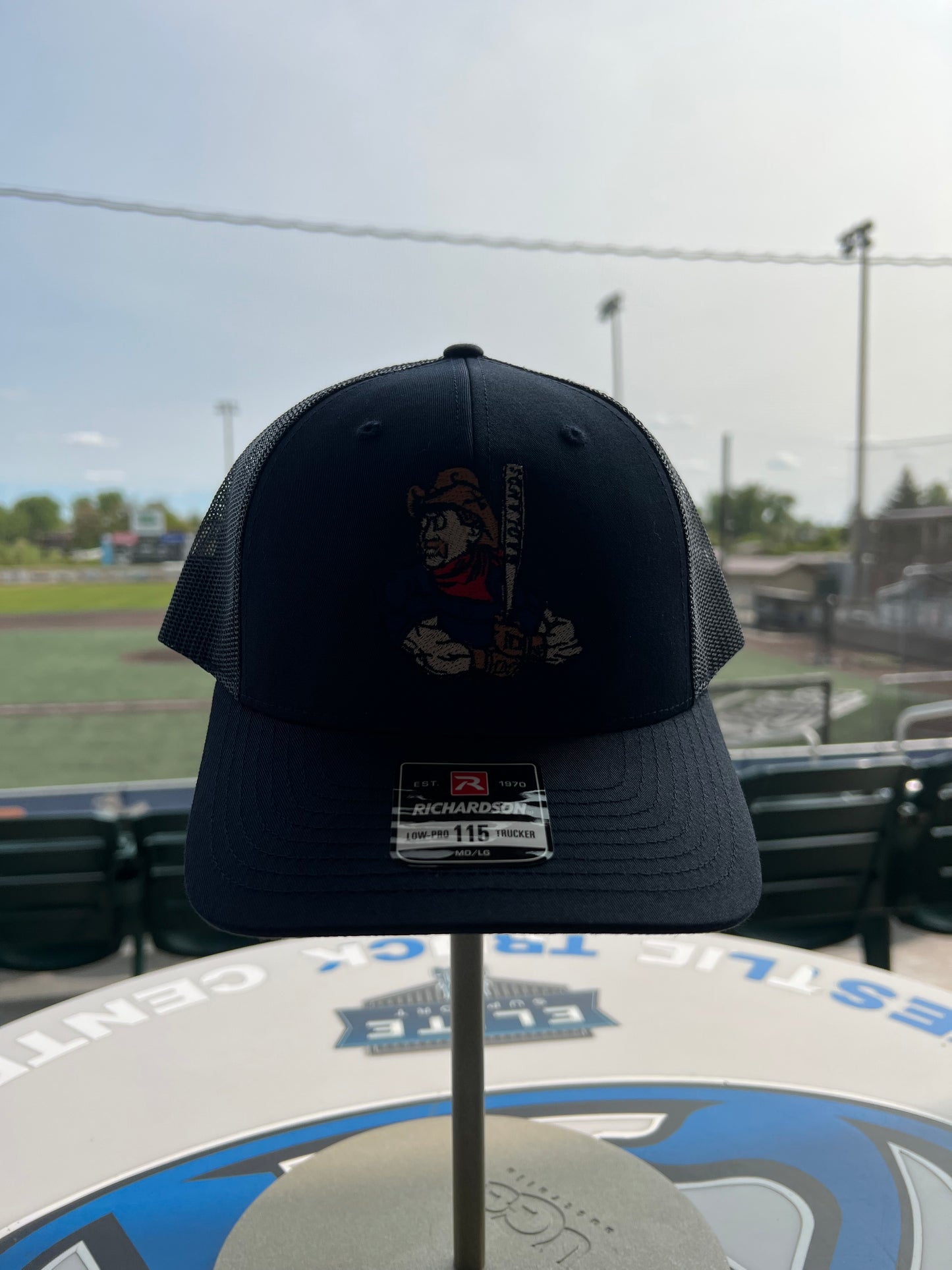 Blue Muscle Teddy Cap