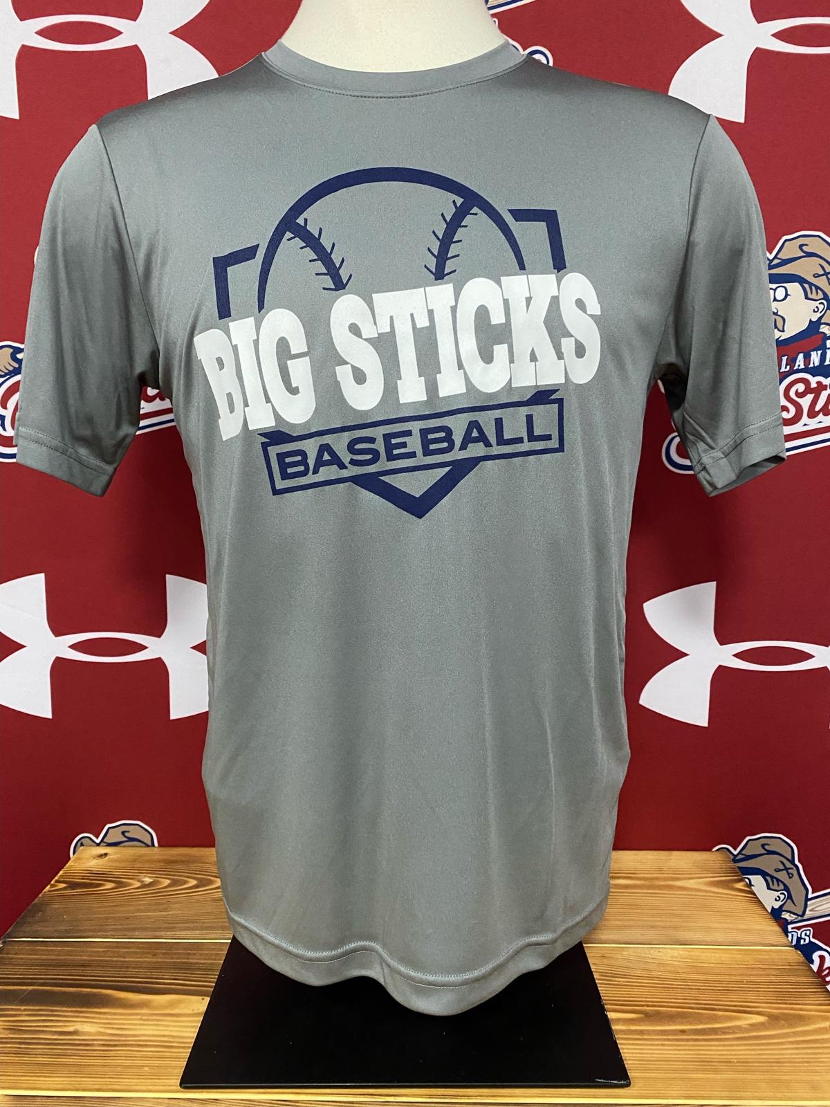 Big Sticks Gray Performance Tee