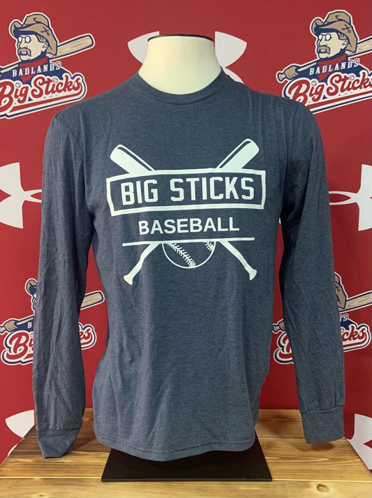 Blue Gray BBS Bat Long Sleeve