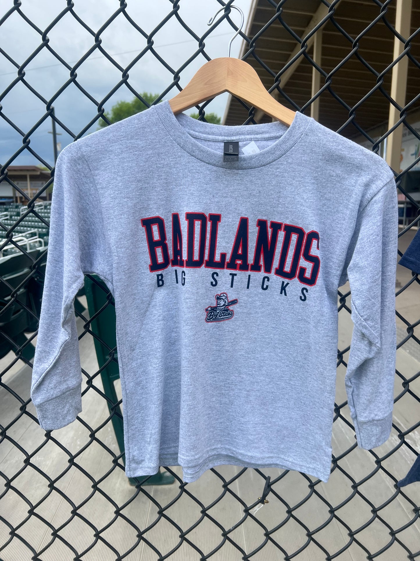 Youth Grey Badlands Big Sticks Long Sleeve T