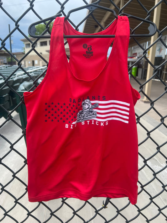 Youth Red Flag Racerback Tank