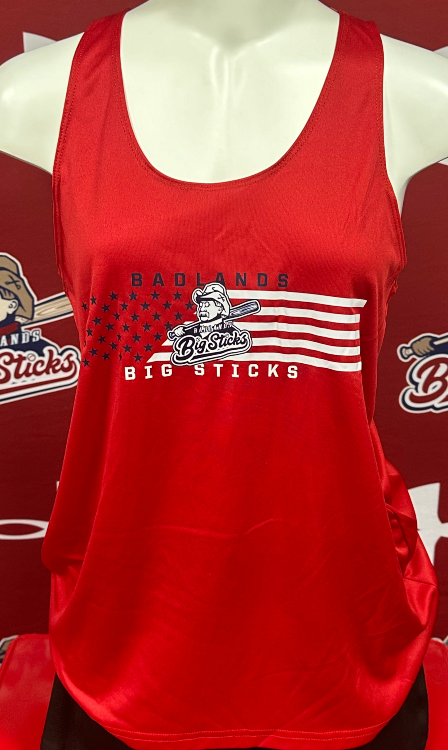 Red Racerback Tank 4th of July